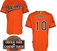 Baltimore Orioles 10# Adam Jones Orange Cool Base MLB Jersey W 20th Anniversary Patch