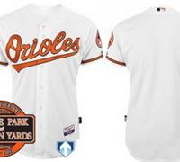 Baltimore Orioles Blank White Cool Base MLB Jersey W 20th Anniversary Patch