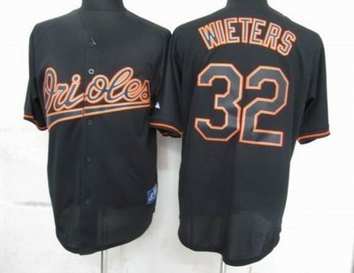 Baltimore Orioles 32 Matt Wieters Pitch Black Fashion Jersey