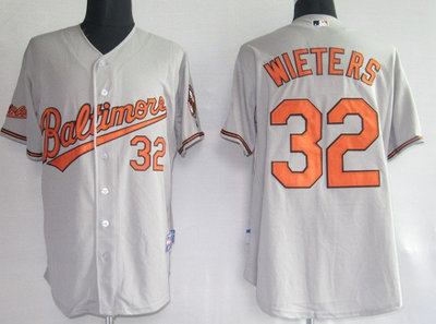 MLB Jerseys baltimore orioles 32# Wieters Grey