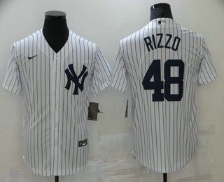 Men's New York Yankees #48 Anthony Rizzo White Stitched MLB Cool Base Nike Jersey Men's New York Yankees #48 Anthony Rizzo White Stitched MLB Cool Base Nike Jersey