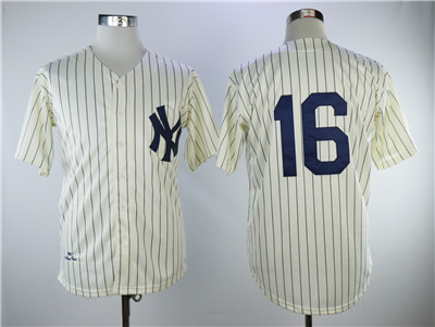 Mitchell And Ness 1939 Yankees #16 Cream Throwback Stitched MLB Jersey