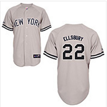 New York Yankees #22 Replica Jacoby Ellsbury Road Jersey New York Yankees #22 Replica Jacoby Ellsbury Road Jersey