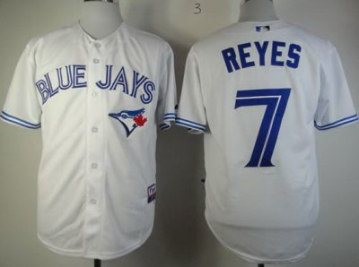 Toronto Blue Jays #7 Jose Reyes White Cool Base MLB Jerseys Toronto Blue Jays #7 Jose Reyes White Cool Base MLB Jerseys