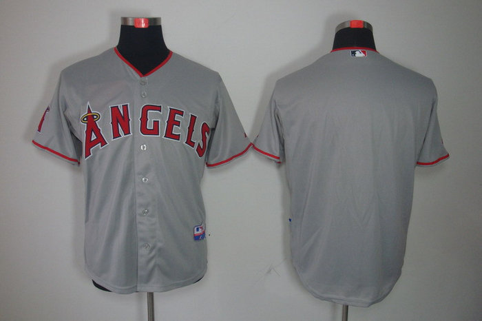 MLB Jerseys Los Angeles Angels Blank Grey Jerseys MLB Jerseys Los Angeles Angels Blank Grey Jerseys