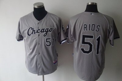 MLB Chicago White Sox 51 RIOS grey jerseys MLB Chicago White Sox 51 RIOS grey jerseys