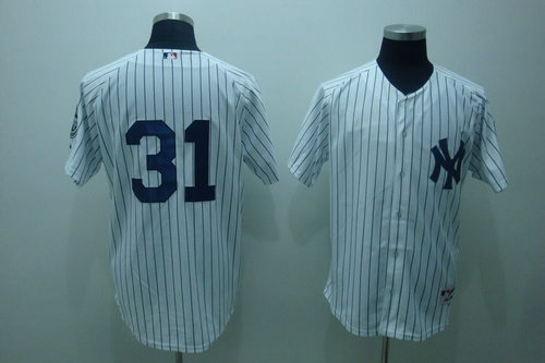 MLB New York Yankees 31# VAZQUEZ white Jerseys