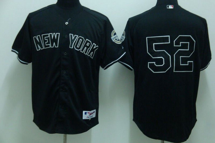 MLB Jersey New York Yankees #52 Sabathia black Jersey MLB Jersey New York Yankees #52 Sabathia black Jersey
