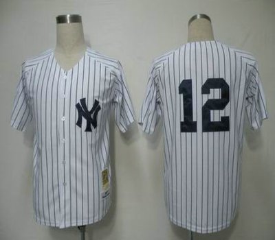 New York Yankees 12 White M&N New York Yankees 12 White M&N