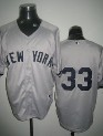 New York Yankees #33 Nick Swisher Grey New York Yankees #33 Nick Swisher Grey