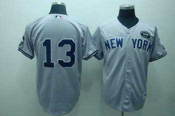 New York Yankees 13 Alex Rodriguez Grey Jerseys GMS THE BOSS New York Yankees 13 Alex Rodriguez Grey Jerseys GMS THE BOSS