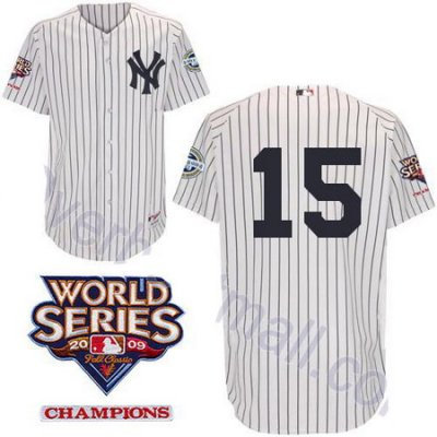 New York Yankees 15 Thurman Munson White jerseys