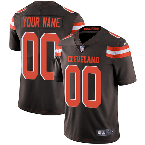 Nike Cleveland Browns Limited Brown Home Youth Jersey NFL Vapor Untouchable Customized jerseys