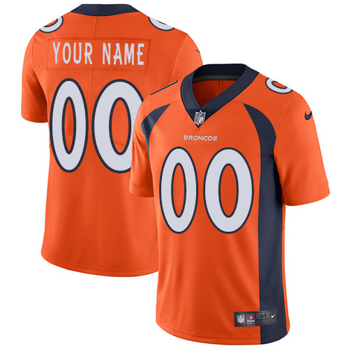 Nike Denver Broncos Elite Orange Home Youth Jersey NFL Vapor Untouchable Customized jerseys