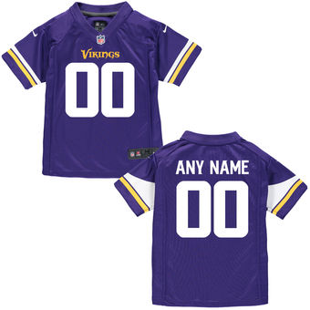 Nike Minnesota Vikings Preschool Customized Team Color Game Jersey