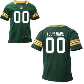 Nike Toddler Green Bay Packers Customized Team Color Game Jersey Nike Toddler Green Bay Packers Customized Team Color Game Jersey