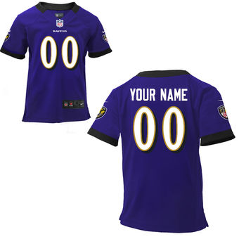 Nike Baltimore Ravens Infant Customized Game Team Color Jersey