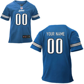 Nike Toddler Detroit Lions Customized Team Color Game Jersey