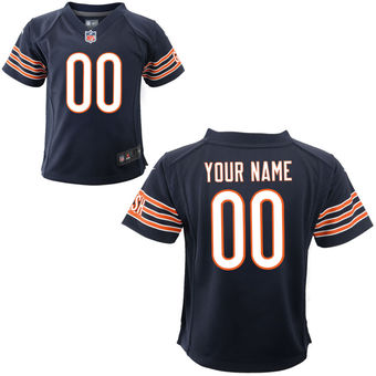 Nike Toddler Chicago Bears Customized Team Color Game Jersey