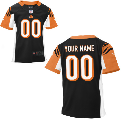 Toddler Nike Cincinnati Bengals Customized Game Team Color Jersey