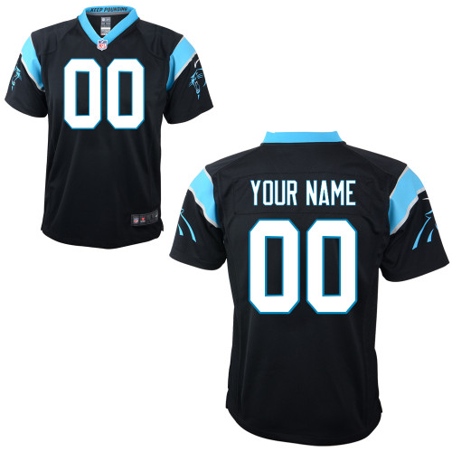 Toddler Nike Carolina Panthers Customized Game Team Color Jersey