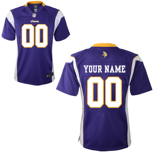 Nike Minnesota Vikings Infant Customized Game Team Color Jersey
