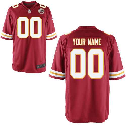 Nike Kansas City Chiefs Youth Customized Game Team Color Jersey