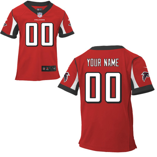 Boys Nike Atlanta Falcons Customized Game Team Color Jersey