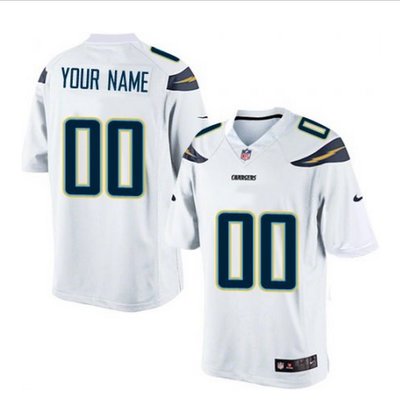 Youth Nike San Diego Chargers Customized Limited White NFL Jersey