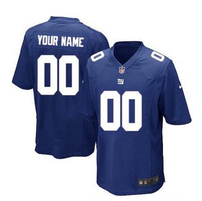 Youth Nike New York Giants Customized Limited Royal Blue Team Color NFL Jersey