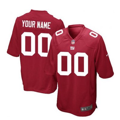 Youth Nike New York Giants Customized Limited Red Alternate NFL Jersey