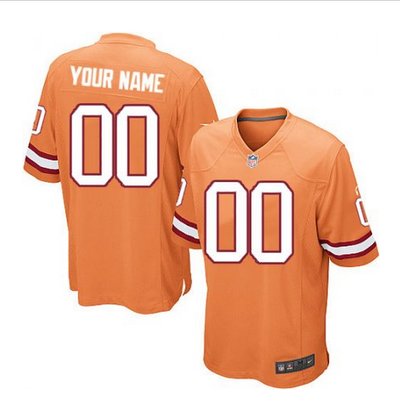 Youth Nike Tampa Bay Buccaneers Customized Limited Orange Glaze Alternate NFL Jersey