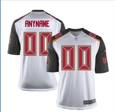 Youth Nike Tampa Bay Buccaneers Customized Elite White NFL Jersey