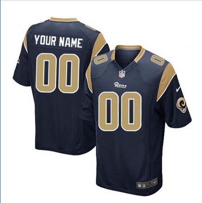 Youth Nike Los Angeles Rams Customized Limited Navy Blue Team Color NFL Jersey