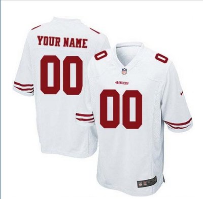 Youth Nike San Francisco 49ers Customized Limited White NFL Jersey