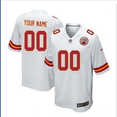 Youth Nike Kansas City Chiefs Customized Limited White NFL Jersey