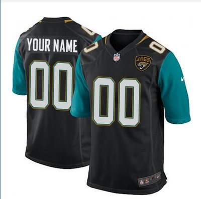 Youth Nike Jacksonville Jaguars Customized Limited Black Alternate NFL Jersey