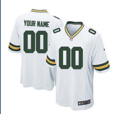 Youth Nike Green Bay Packers Customized Limited White NFL Jersey