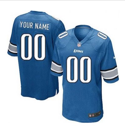 Youth Nike Detroit Lions Customized Limited Light Blue Team Color NFL Jersey
