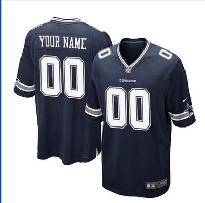 Youth Nike Dallas Cowboys Customized Limited Navy Blue Team Color NFL Jersey
