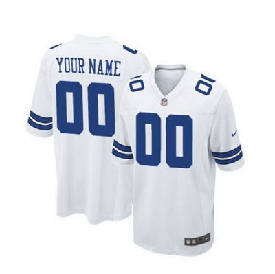 Youth Nike Dallas Cowboys Customized Limited White NFL Jersey