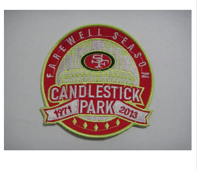 Stitched NFL San Francisco 49ers Candlestick Park Farewell Season Patch