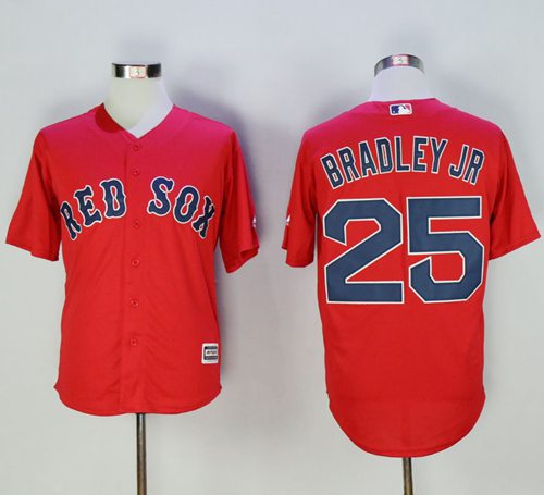 Red Sox #25 Jackie Bradley Jr Red New Cool Base Stitched MLB Jersey Red Sox #25 Jackie Bradley Jr Red New Cool Base Stitched MLB Jersey