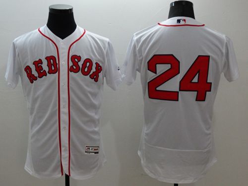 Red Sox #24 David Price White Flexbase Authentic Collection Stitched MLB Red Sox #24 David Price White Flexbase Authentic Collection Stitched MLB