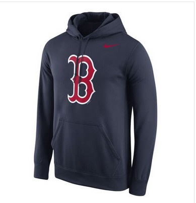Boston Red Sox Nike Logo Performance Pullover Navy MLB Hoodie