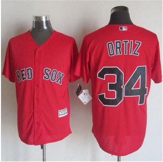 Boston Red Sox #34 David Ortiz Red New Cool Base Stitched Baseball Jersey Boston Red Sox #34 David Ortiz Red New Cool Base Stitched Baseball Jersey