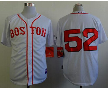 Boston Red Sox #52 Yoenis Cespedes White Cool Base Stitched Baseball Jersey Boston Red Sox #52 Yoenis Cespedes White Cool Base Stitched Baseball Jersey