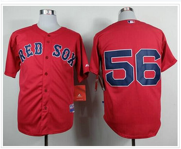 Boston Red Sox #56 Joe Kelly Red Cool Base Stitched Baseball Jersey