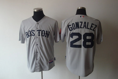 Boston Red Sox 28# Adrian Gonzalez grey Boston Red Sox 28# Adrian Gonzalez grey