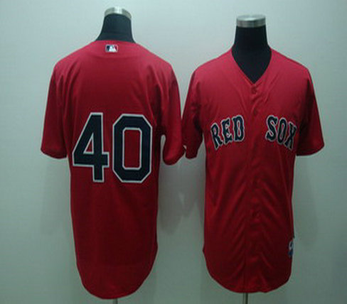 Boston Red Sox 40 John Lackey Red Jerseys 2 Boston Red Sox 40 John Lackey Red Jerseys 2